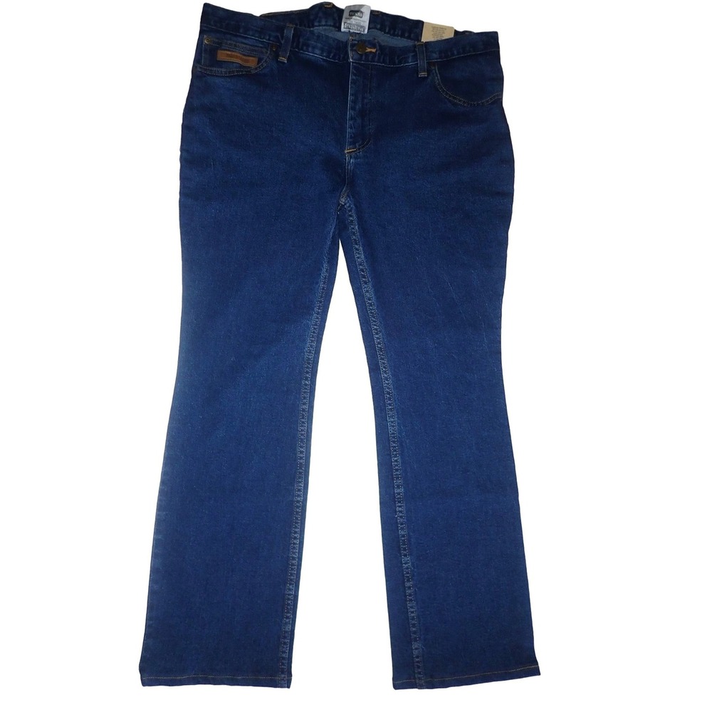 TEXAS JEANS Women's Jean  18 Stretch Bootcut Blue Denim USA made 38 x 30 NEW - Picture 2 of 9